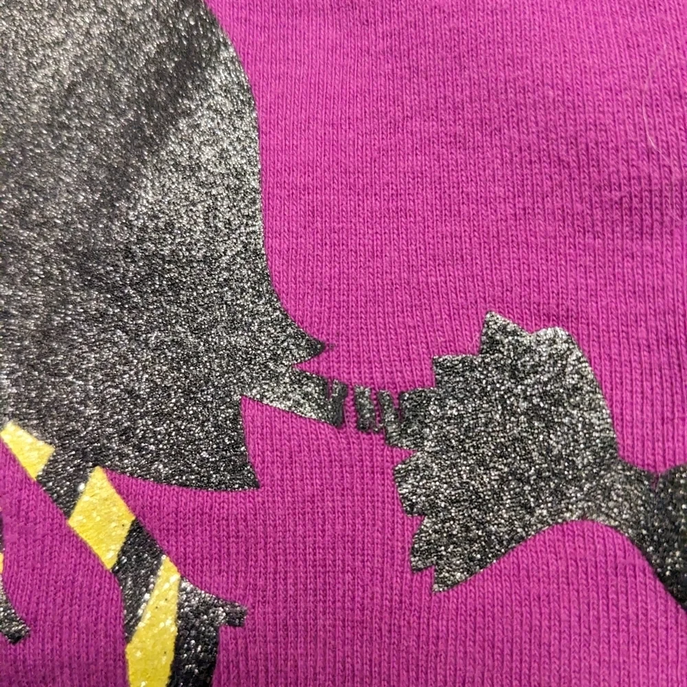 Carter's Purple and Black Witch Long Sleeve Tee